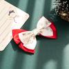 1PCS Christmas Children's Red Bow Hairpin Princess Versatile Back Head Hairpin Girl Top Clip New Year Girl Headwear