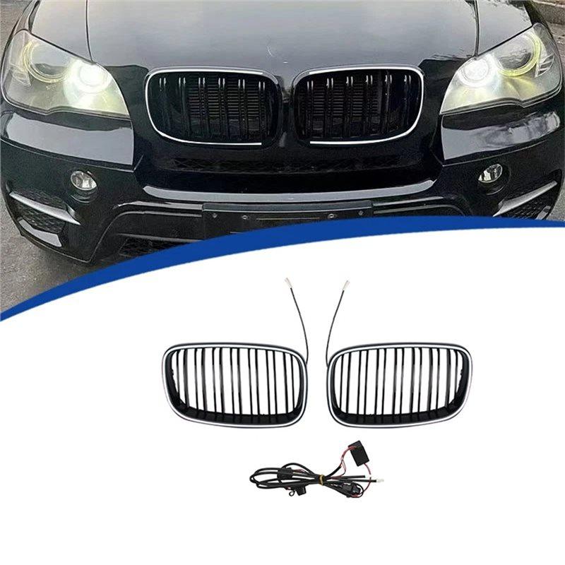 Replacement LED Grille Bumper For BMW X5 X6 E70 E71 2006-2015 Front Light Accessories