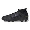 New Slip Resistant Anti Kick Cushioning Mid Top Soccer Shoes Obsidian Black Kids' G25794
