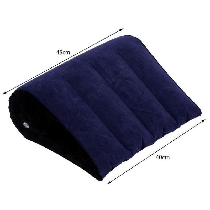 Inflatable Triangle Pillow Sex Position Magic Cushion Erotic Toy For Sex Couple Body Support Pads Air Blow Support Adult Product