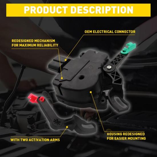 Rear Door Sliding Lock Actuator Fit Country Town Chrysler Grand Caravan Dodge