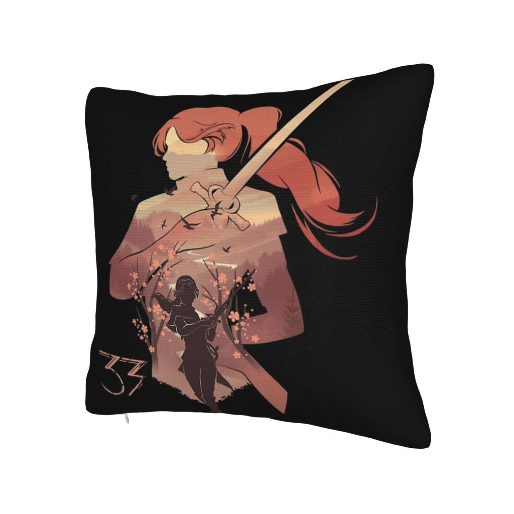 Maelle Clair Obscur Expedition 33 Pillowcase Printing Polyester Cushion Cover Gift Pillow Case Cover Home 18''