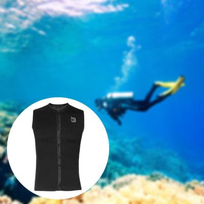 Wetsuit Top for Men Diving Vest Cold Water Swimming Scuba Surfing