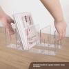 Clear Thickened Plastic Bookshelf Stand for Desk Books and Documents