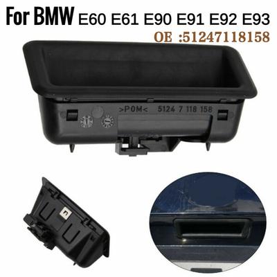 Car Rear Door Boot Switch Trunk Handle for BMW 1 3 5 X1 X5 X6 Series E82 E88 E90 E91 E92 E93 E60 E61 E84 E70 E71 51247118158 Pushbutton Switches 3