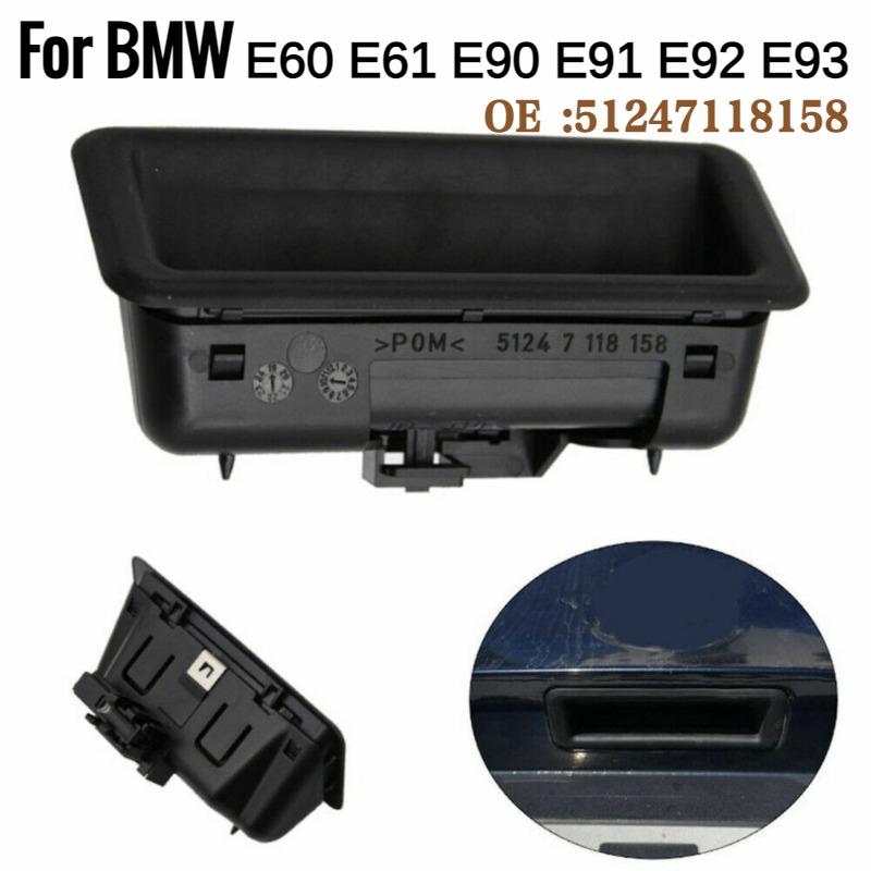 Bagdørsklapkontakt Bagklapshåndtag til BMW 1 3 5 X1 X5 X6 Serie E82 E88 E90 E91 E92 E93 E60 E61 E84 E70 E71 51247118158