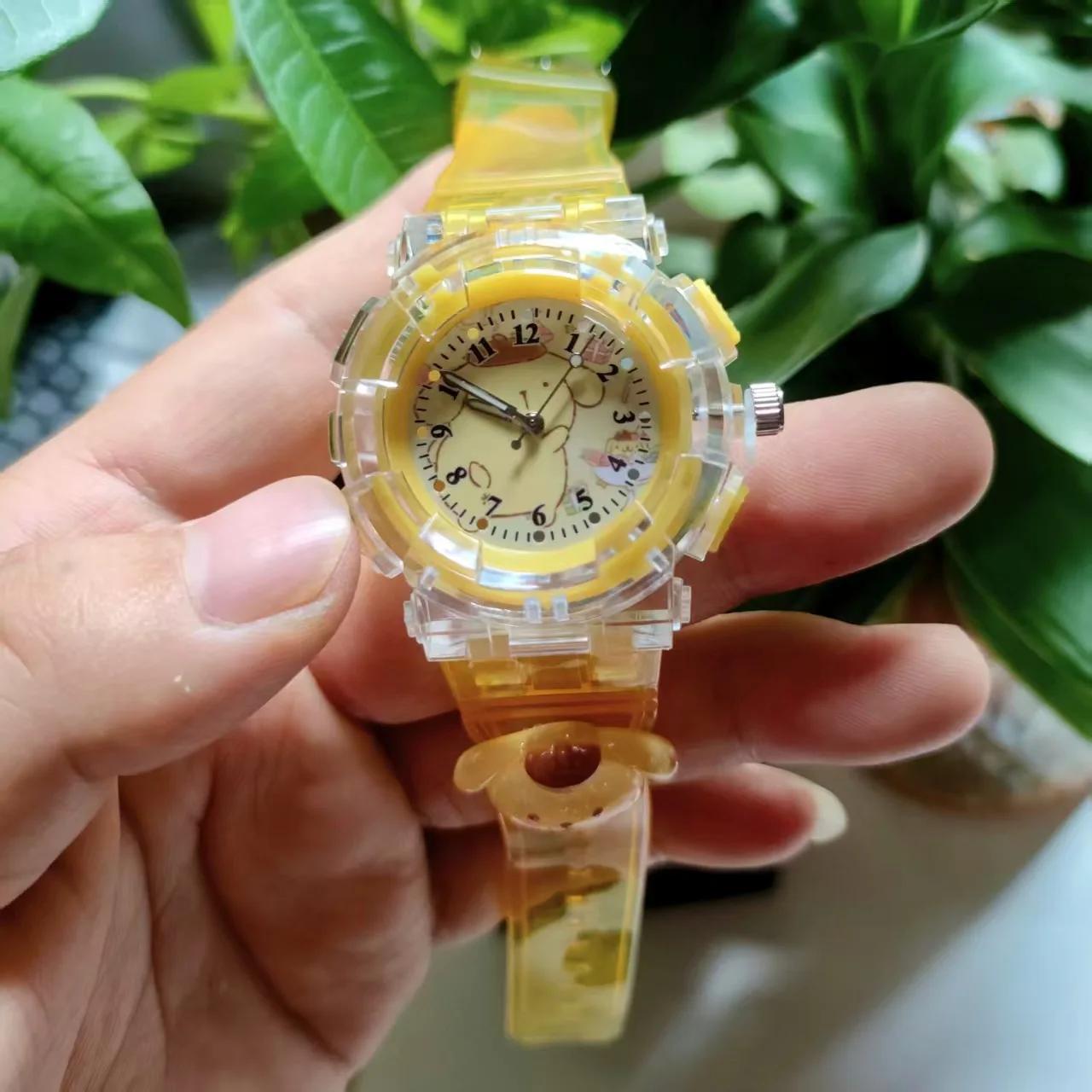 

1PC Sanrio Cute And Charming Cartoon Anime LED Watch Cute Kuromi Melody Pudding Dog Birth Date Gifts Plus Xmas Thanksgiving Present Toy