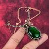 Green Fire Labradorite Gemstone Necklace Copper Wire Wrapped Necklace Adjustable Chain Necklace Handmade Copper Wire Jewelry Gifts For Wife