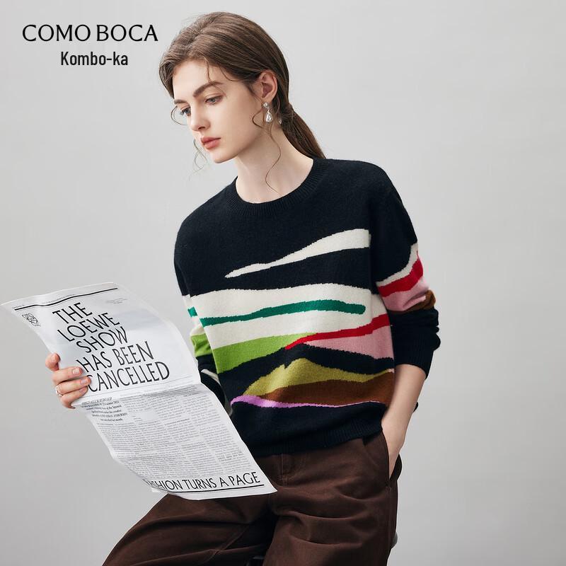 

Женский свитер Kemon Boka из 100% кашемира с круглым вырезом M