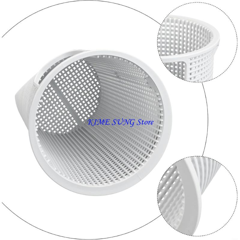 L5BD Ersatzkorb Poolpumpen Filterkorb Hohe Kapazität Schmutzsammlung Wetterbeständige Kunststofftextur für Pool