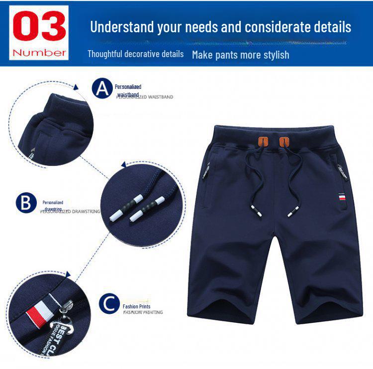 Herren Baumwolle Sommer Freizeit Strick Sportshorts - Leicht, Elastisch, Große Größen verfügbar