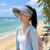 Lightweight Stretchable Brim Hat Adjustable Empty Top Sun Hat Sun Protection Hat  Summer Outdoor