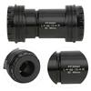 PF30 Alloy Bike Integrated Thread Screw In Locking Bottom Bracket 46MM for Crankset Bicycle Accessory