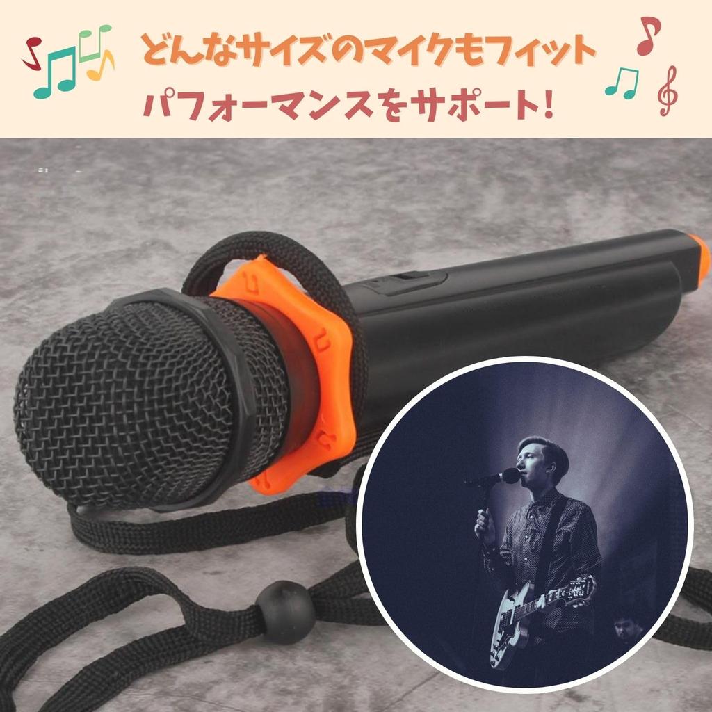 CAWKAY Microphone Holder, Neck Strap, Set of 2, for Live Commentary, Video Posting, Seminars, Speeches, Live Events, and Stage Hosting