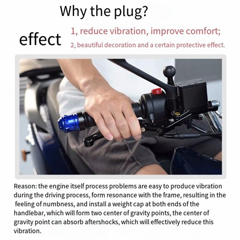 Motorcycle Handlebar Anti Drop Balanced Block for Yamaha XMAX300 Adv Nmax Xmax Pcx 18-24 Handlebar Bumper Block