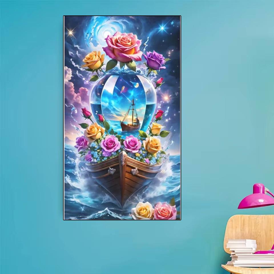 Dream Book 5DDIY Diamond Painting Landscape Diamond Embroidery Cross Embroidery Diamond Art Crystal Home Decoration