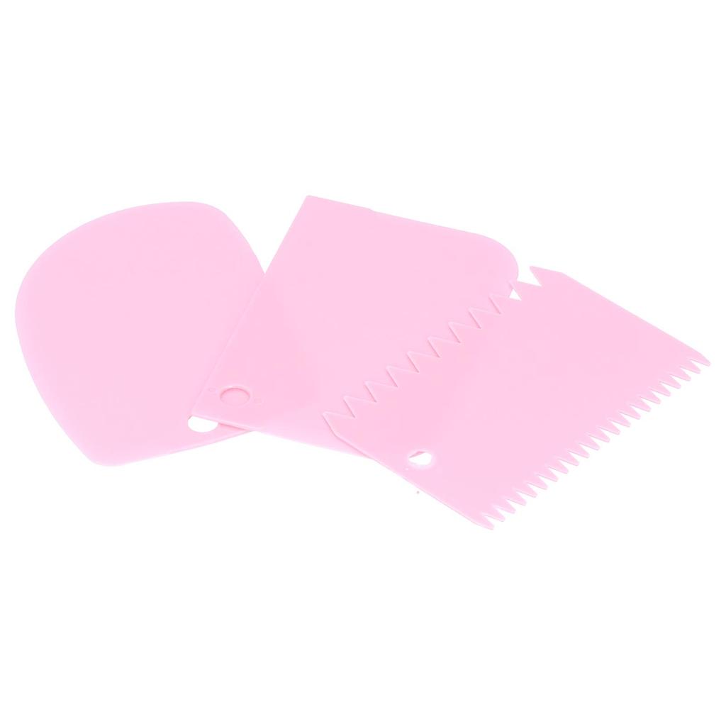 3PCS Set Cake Cream Scraper Dough Pasty Cutters Scraper Kitchen Tool DIY Baking Tool