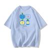 Milk Yellow Cotton Short-sleeved T-shirt Women's New Summer American Loose Niche Design Half-sleeved Top Ins