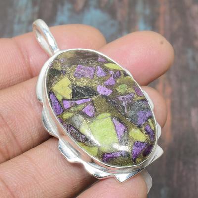 Stichtite Gemstone 925 Sterling Silver Handmade Wonderful Jewelry Pendant For Her