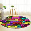 S Music Hit Cd Round Rug Nonslip Area Rug Office Chair Mat Carpet For Living Room Bedroom Home Decor