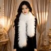 Windproof Imitation Wool Scarf Thick Fluffy Scarf Fashion Winter Scarf  Winter