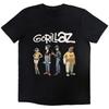 Gorillaz  Spray Logo Group Band T-Shirt 100% Cotton Graphic Tee Men Women Summer Streetwear Top