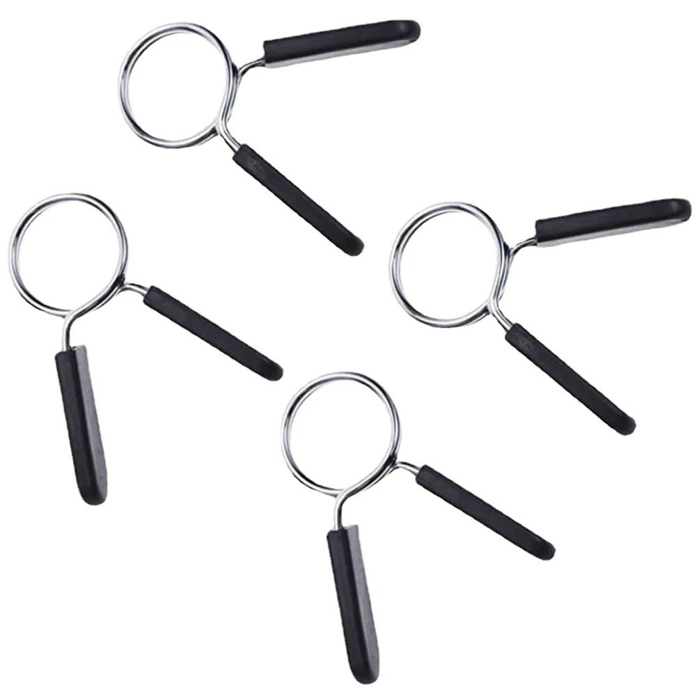 1 Par de Pinzas para Barra de Gimnasio Pinzas de Bloqueo Antiaflojamiento para Barra Pinzas de Resorte para Mancuernas Entrenamiento de Fitness