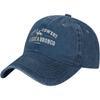 Cowboy Reitet Bronco Gewaschene Baseballkappe Baumwolle Gebogener Schirm Golfmützen für Unisex Damen