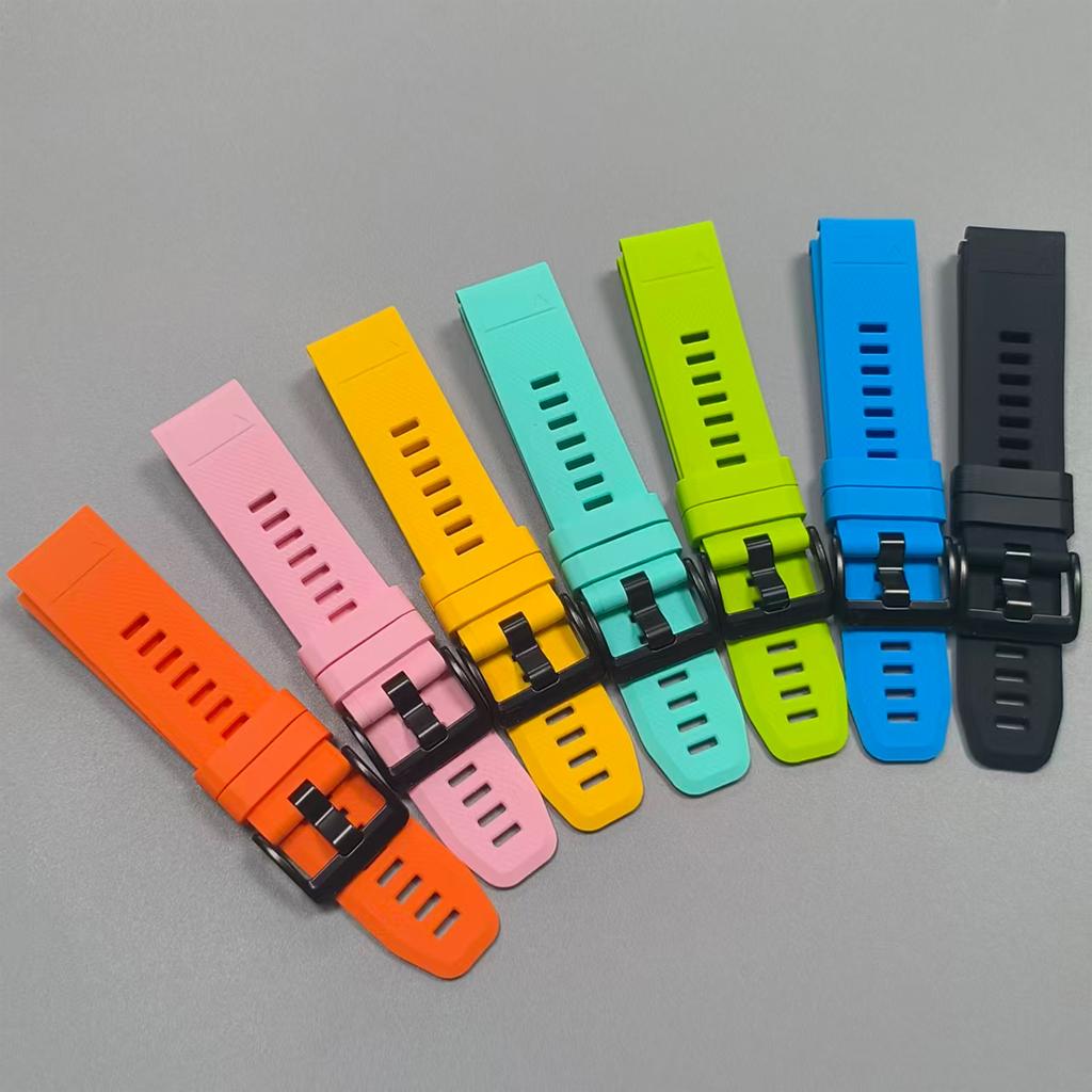 22/26mm Quickfit Watch Strap for Garmin Fenix 8 Pro 47mm 51mm E 7 7X/Epix Pro/MARQ/Enduro 3 970 965 Bracelet Silicone Wrist Band