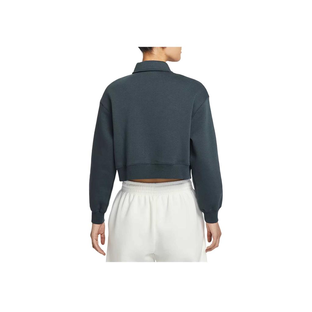 Nike Sportswear Phoenix Solid Loose Long Sleeve Sweatshirt Women Sweatshirt IM7487-390