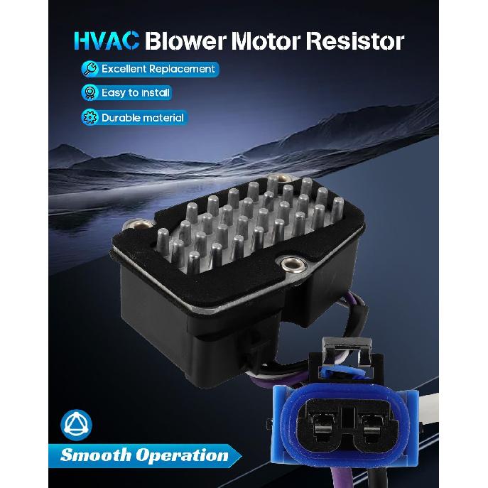 

ECCPP AC Blower Motor Resistor Fit for 1998-2002 for Chevy Blazer/1998-2002 for GMC Jimmy/1998-2001 for Oldsmobile Bravada HVAC Heater Blower
