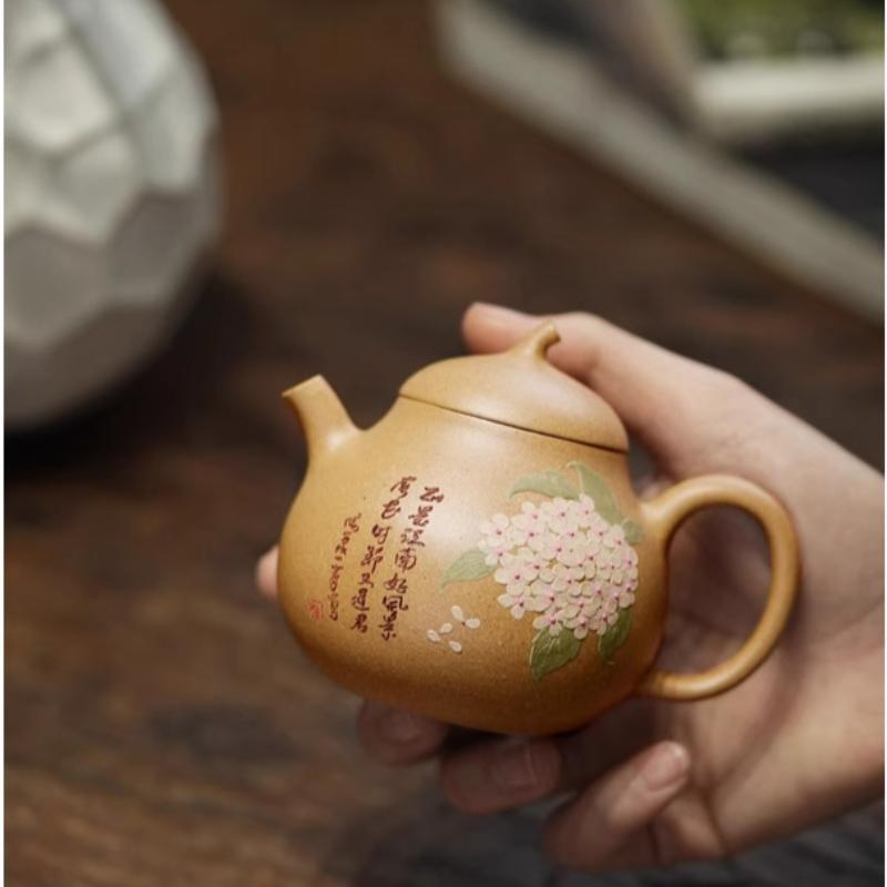 

1 шт. 160 мл китайский ретро ручной работы резной Исин сырой руды раздел грязи элитный бутик чайник кунг-фу чайный набор подарок