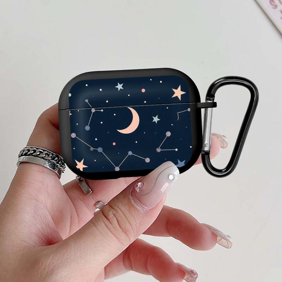 Star Moon Line Case For Airpods 2 Pro2 3 Pro 1 Pro3 4 Earphone Cases Cover Airpods Pro 2