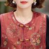 2026 Spring Velvet Suit for Middle-aged Women: Chinese-Style Vest for High-End Wedding and Banquet Wear