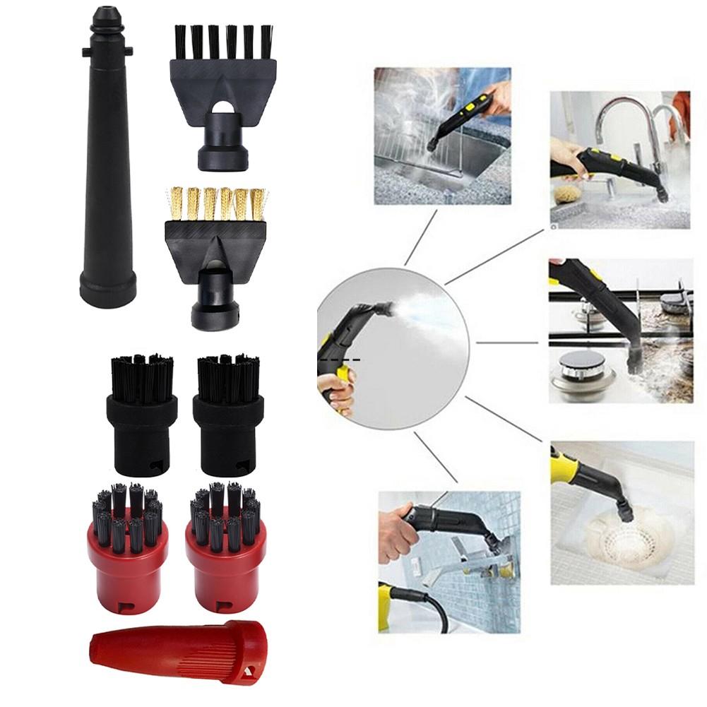 8-Piece Accessory Kit Cleaning Nozzle Set Steam Cleaner Brushes