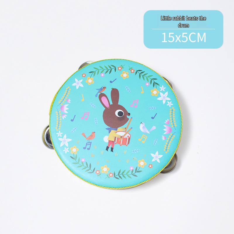 Wooden Tambourine for Early Childhood Music and Dance
