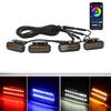 FOR HAVAL H9 LED Front Grille Light  Car Daytime Running Light Wheel Eyebrow Lamp For Pickup Offroad 12V Light for car grille