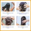 EELHOE 30g Ginger Lemon Correcting Hair Growth Cream Replenish Hair Nutrition and Moisture Does Not Hurt Hair Easily Soften Cream