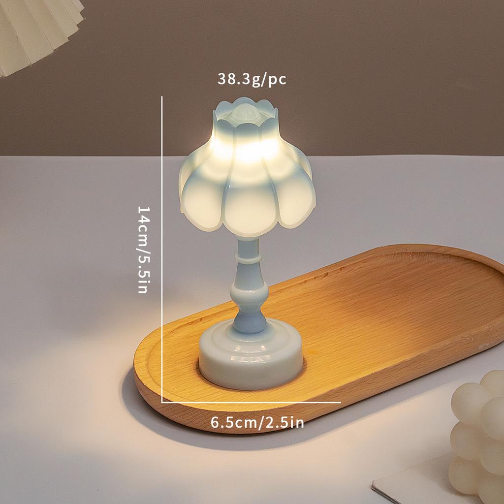 Ins Retro Nightstand Lamp for Bedroom Dorm Desktop Decor Creative Sleep Light Gift for Women Birthday Present