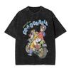 Dragon Ball Saiyan Gym T Shirts Hip Hop Washed Harajuku TShirts Anime Dbz Vintage for Men Women Streetwear Summer Tee Shirt