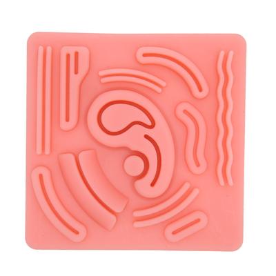 Silikonowa Laparoskopowa Podkładka do Symulacji Szycia 3D Laparoskopowa Podkładka do Szycia z Wstępnie Naciętymi Ranami dla
