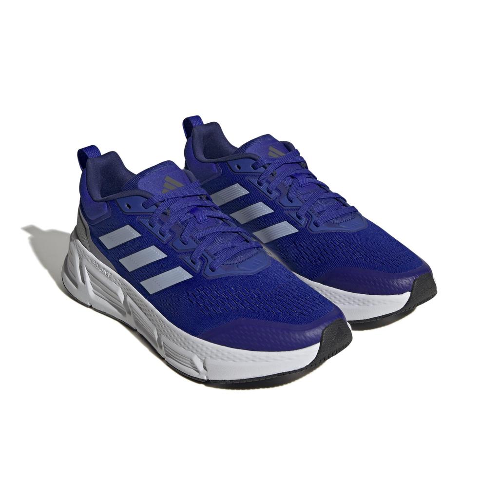 Chaussures de Running Adidas Quester, Adulte Unisexe, LWO14, Bleu Lucide/Aube Bleue/Noir Core (HP2436), Taille 27.0 cm