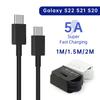 NNBILI 1-2PCS PD45W Quick Cable For Samsung Galaxy S20 S22 S23 Ultra Note 10 20 A53 54 Super Fast Charging USB Type C Data Cable