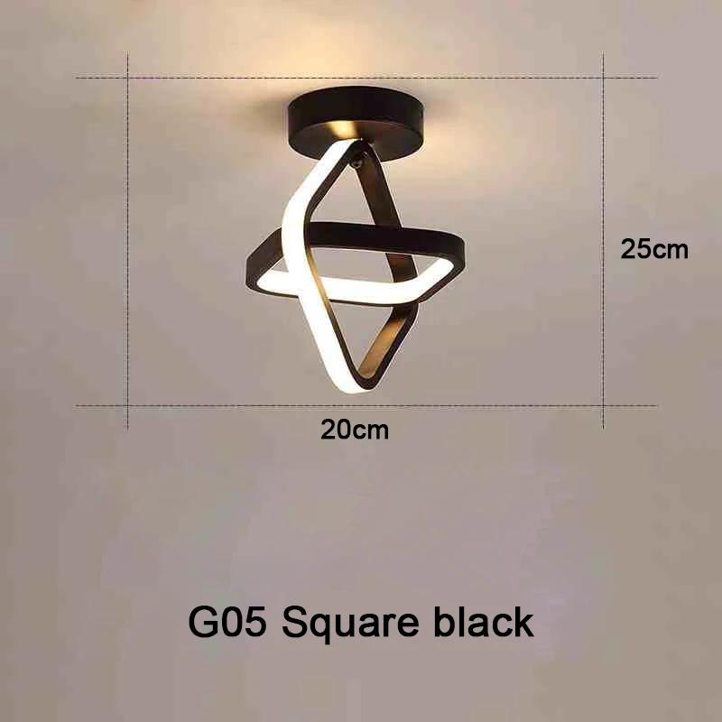 Modern LED Aisle Ceiling Lights Nodic Home Lighting Led Surface Mounted for Bedroom Living Room Corridor Light 3-color Lighting