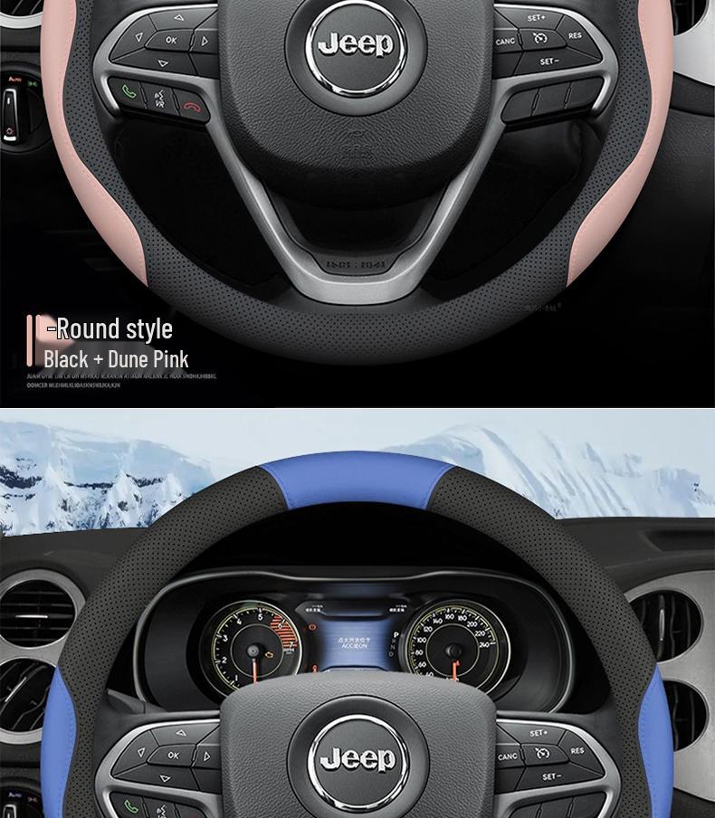 Lenkradgriffabdeckung für Jeep Compass, Renegade, Commander und Cherokee.