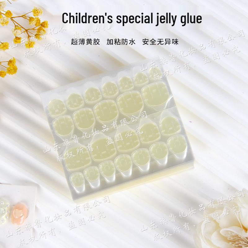 Ultradünne Hochgeschwindigkeits-Abziehbare Gel-Nagelsticker - Starke Doppelseitige Tragbare Nagelspitzen-Patches