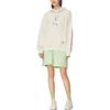Li-Ning Loose Fit Embroidered Hoodie With Floral Back Women Tops Off-White AWDS920-1