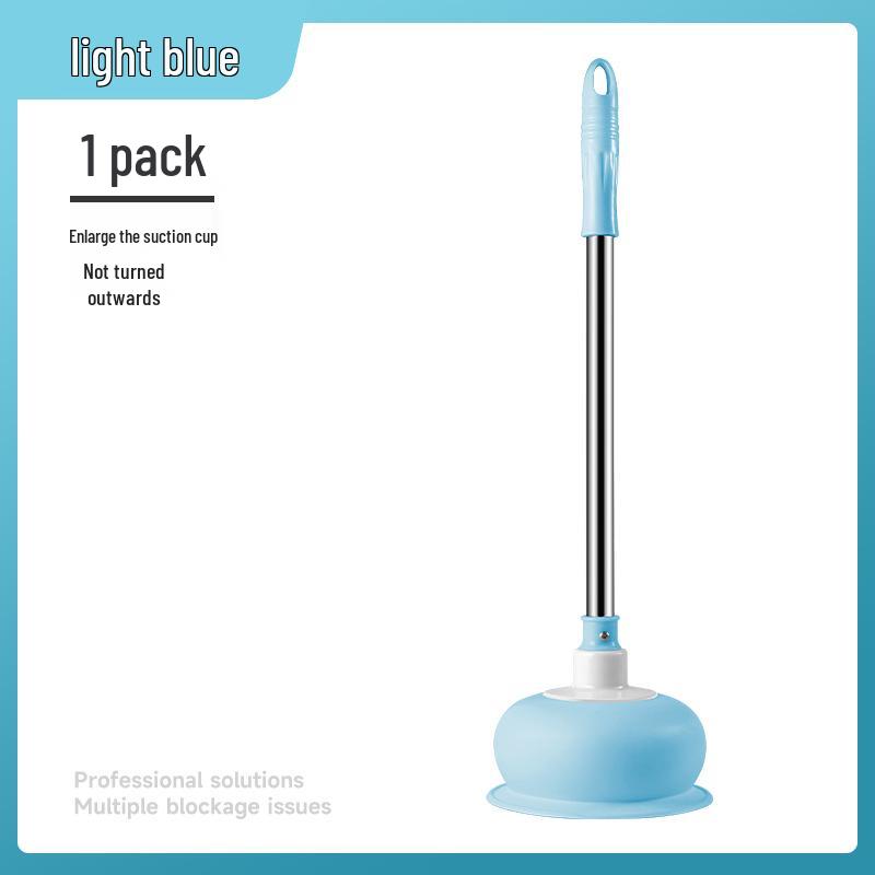 Ultimate Toilet and Drain Plunger: Unclogs and Cleans Sewer and Toilets Effortlessly