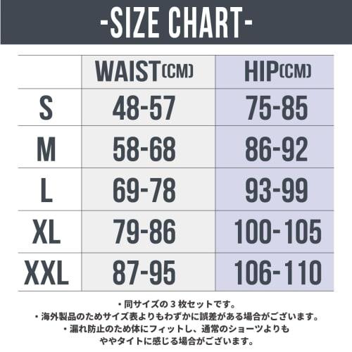 Magic Tights, 3-Piece Absorbent Sanitary Shorts Set for Women and Girls, Moisture-Resistant, Non-Wet, Cotton, Non-Sweaty: Size L