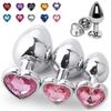 Metal Drop Anal Plug For Women Jewel Base Butt Plug G-point Massage Adult Sex Toys Male/Famale Gay